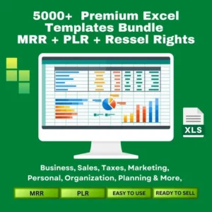 5000+ Modèles Excel / Français / Anglais / Arabe